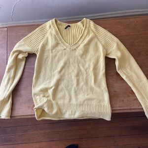 yellow vintage sweater